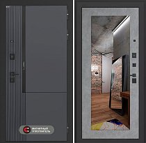 LABIRINT Входная металлическая дверь Лаб-2 Про панель №18 цвет бетон светлый