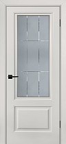 Дверь Текона модель Смальта-Шарм 12 цвет IVORY стекло