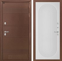 LABIRINT Входная металлическая дверь с терморазрывом Термо Лайт панель №33 цвет белый софт