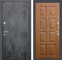 LABIRINT Входная металлическая дверь Лофт панель №17 цвет голден ОАК