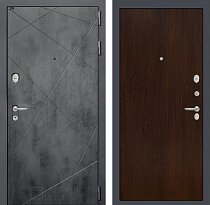 LABIRINT Входная металлическая дверь Лофт панель №5 цвет венге