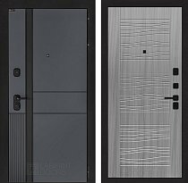 LABIRINT Входная металлическая дверь EvoLAB панель №6 цвет сандал серый