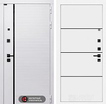 LABIRINT Входная металлическая дверь Роял панель №25 цвет белый софт