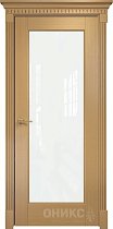 Дверь Оникс модель Техно цвет Анегри триплекс белый