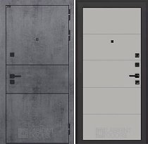 LABIRINT Входная металлическая дверь Инфинити панель №13 цвет грей софт
