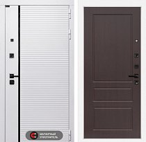 LABIRINT Входная металлическая дверь Роял панель №3 цвет орех премиум