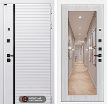 LABIRINT Входная металлическая дверь Роял панель №18 цвет сандал белый