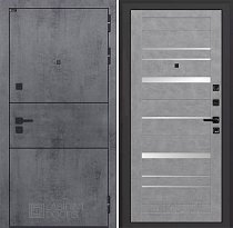 LABIRINT Входная металлическая дверь Инфинити панель №20 цвет бетон светлый