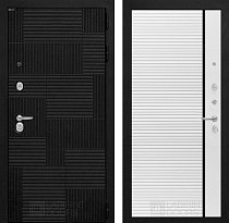 LABIRINT Входная металлическая дверь PAZL панель №22 белый софт