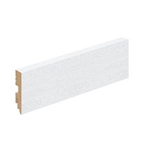 Браво Плинтус Тип-0 70х16х2400 мм White Silkwood 1 шт.