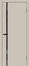 Дверь Браво модель Браво-0.40 П цвет Cream Silk/Mirox Grey