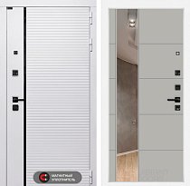 LABIRINT Входная металлическая дверь Роял панель №19 цвет грей софт