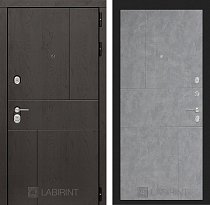 LABIRINT Входная металлическая дверь URBAN панель 21 бетон светлый