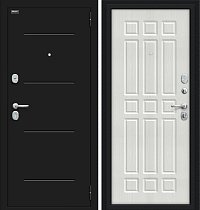 Входная Дверь модель Мило цвет Букле черное/Bianco Veralinga