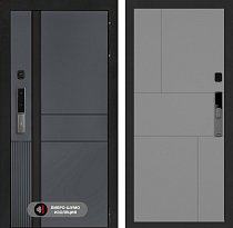 LABIRINT Входная металлическая дверь ЭвоЛаб Смарт панель №21 цвет грей софт
