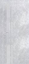 Profilo Porte модель PX-16 кромка хром с 4-х сторон цвет Серый бетон стекло лакобель лунный