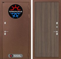 LABIRINT Входная металлическая дверь Термомагнит панель №5 цвет ясень тёмный