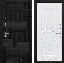 LABIRINT Входная металлическая дверь PAZL панель №23 белый софт