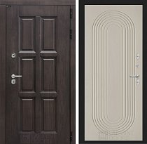 LABIRINT Входная металлическая дверь Лондон панель №33 цвет капучино