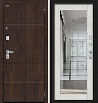 Входная Дверь модель Флэт/BChrome цвет Almon/Bianco Melinga