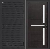LABIRINT Входная металлическая дверь Вулкано панель №2 цвет венге