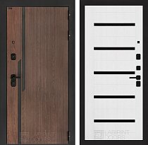 LABIRINT Входная металлическая дверь Karmina панель №1 цвет белое дерево