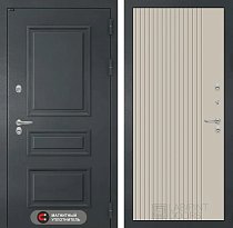 LABIRINT Входная металлическая дверь Атлантик панель №29 цвет капучино