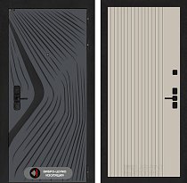 LABIRINT Входная металлическая дверь ЛеоЛаб панель №29 цвет капучино