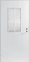 SWEDOOR Финская Входная дверь B0015 цвет белый стекло Cotswold