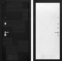 LABIRINT Входная металлическая дверь PAZL панель №24 белый софт