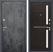 LABIRINT Входная металлическая дверь Лофт панель №2 цвет венге