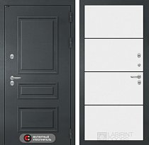 LABIRINT Входная металлическая дверь Атлантик панель №25 цвет белый софт