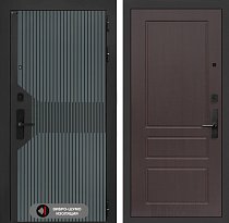 LABIRINT Входная металлическая дверь Смартлаб панель №3 цвет орех премиум