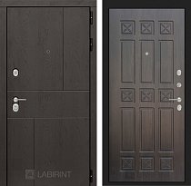 LABIRINT Входная металлическая дверь URBAN панель 16 Алмон 28