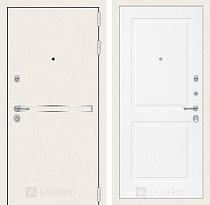LABIRINT Входная металлическая дверь LINE WHITE панель 11 белый soft