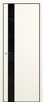 ZaDoor Квалитет модель K3 Alu Black цвет матовый молочный стекло лакобель чёрный