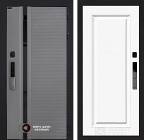LABIRINT Входная металлическая дверь Пиано Смарт 2.0 панель №27 цвет эмаль белая