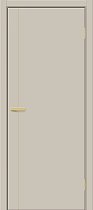 Дверь Браво модель Браво-0.10.П цвет Кремовый шёлк молдинг золото