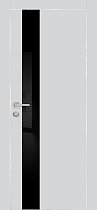 Profilo Porte модель PX-10 кромка хром с 4-х сторон цвет Агат матовый стекло лакобель чёрный