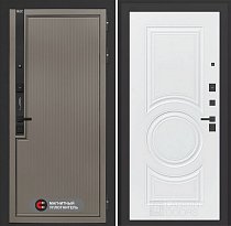 LABIRINT Входная металлическая дверь Лаб-1 Про панель №23 цвет белый софт