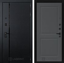LABIRINT Входная металлическая дверь PIANO панель № 11 графит soft