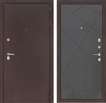 LABIRINT Входная металлическая дверь CLASSIC антик медь панель №24 графит софт