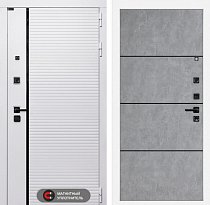 LABIRINT Входная металлическая дверь Роял панель №25 цвет бетон светлый