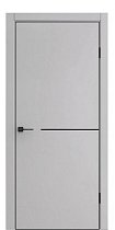 Дверь Люксор ЭКО модель ДП-50.1 кромка ABS сторон цвет Silver Gray