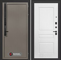 LABIRINT Входная металлическая дверь Лаб-1 Про панель №3 цвет белый софт