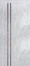 Profilo Porte модель PX-11 кромка хром с 4-х сторон цвет Серый бетон стекло лакобель серый