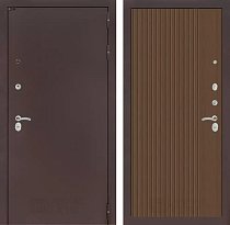 LABIRINT Входная металлическая дверь CLASSIC антик медь панель №29 дуб кантри тёмный