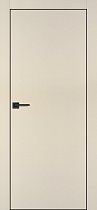 Profilo Porte модель PX-1 кромка чёрная с 4-х сторон цвет Бежевый матовый