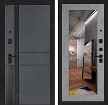 LABIRINT Входная металлическая дверь EvoLAB панель №18 цвет бетон светлый