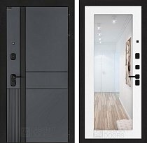 LABIRINT Входная металлическая дверь EvoLAB панель №18 цвет белое дерево